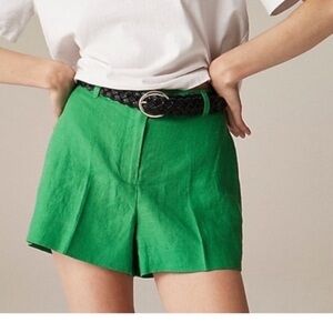 J Crew 3" Harbor Short In Linen Size XS Green. Excellent condition